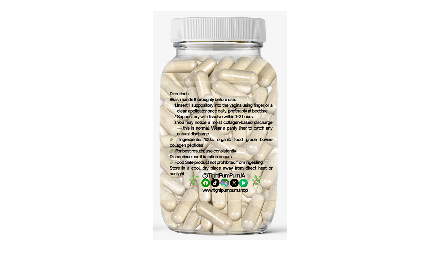 Youthful Pum Pum Collagen Peptides Suppositories
